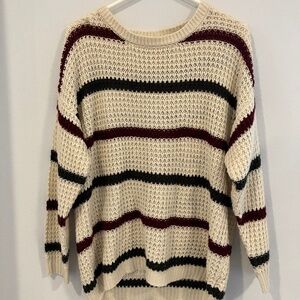 Striped Oversized Sweater